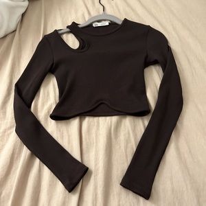 Zara cropped long sleeve